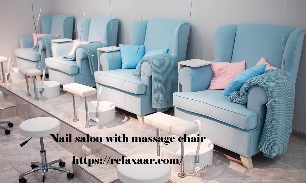 How to use massage chair at nail salon