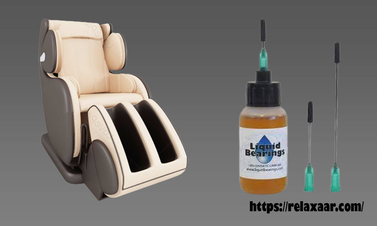 How do you lubricate a massage chair